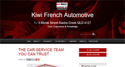 Desktop Screenshot of kiwifrenchautomotive.com.au